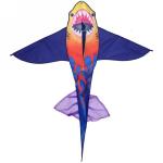 Воздушный змей "Разноцветная акула" 132х150 см,микс