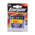 Energizer MАХ Батарейки 4шт, тип АA, "Alkaline" щелочная, BL