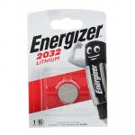 Energizer Батарейки 1шт, тип CR2032, литиевые, Е301021301/Е301021302, BL