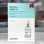 Wonjin Shine EX concentrated essence mask Набор масок для придания сияния и увлажнения кожи лица (11 шт*30 g)