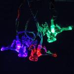 Гирлянда для дома   5,0 м 20 ламп LED с насадками ОЛЕНЬ, прозрач.пров., авторежим.,IP-20 RG/RB (возможность соединения)