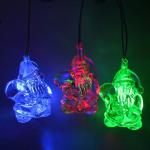 Гирлянда для дома   5,0 м 20 ламп LED с насадками ДЕД МОРОЗ, прозрач.пров., авторежим.,IP-20 RG/RB (возможность соединения)
