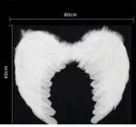 Карнавальный аксессуар Крылья ангела (80 см*60 см), Белый