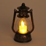 Сувенир с подсветкой Загадочная лампа 12*7, 5 см, бронза