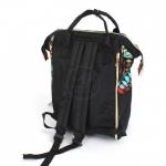 Рюкзак жен текстиль Battr-9025  (для мам),  1отд,  4внут+3внеш/ карм,  черный 238250