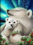 "Белые медведи" Набор для выкладывания стразами