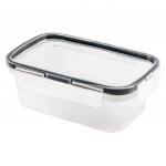 "Asti" Контейнер для продуктов пластмассовый 0,35 л, 13,9х9,1х5,1 см, герметичный, прозрачный, подходит для СВЧ (Россия)