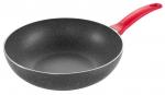 Wok MANICO ROSSO ш 28 cm