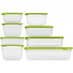 "Giaretti" Контейнер пластмассовый "Bono" 0,5 л, 19,2х12,5х5 см, оливковая роща, подходит для СВЧ (Россия)