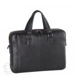 Портфель мужской кожаный 1167-1H black Heanbag