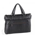 Портфель мужской кожаный 33665 black ZZNick