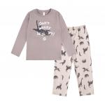 Пижама джемпер+брюки для девочек «Акуна матата» р.32-34