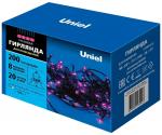 Гирлянда-нить ULD-S2000-200/DGA 200LED розовый 20м, 8 реж., провод зеленый IP20 Uniel