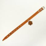 Ошейник кожаный однослойный