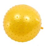 DE 0541 Детский массажный гимнастический мяч, желтый (Jumping Ball With Horn, yellow)