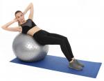 SF 0381 Мяч для фитнеса антивзрыв 85 см с насосом (fitball anti burst 85cm with pump)