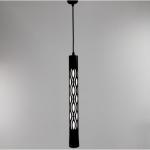 Светильник 1518 BLACK/ЧЕРНЫЙ D50/H500-1200/1/GU10/50W + LED 6W подсветка SPF13-1