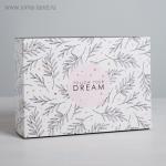 Коробка складная Follow your dream, 25 × 18 × 10 см