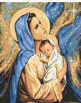 Дева Мария с младенцем в молитве