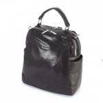 Рюкзак жен искусственная кожа Vishnya-19500-2,   (сумка-change),  2отд,  шоколад  SALE 242386