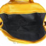 Рюкзак жен искусственная кожа Migo-7132,  1отд,  3внут+5внеш/ карм,  желтый 242274