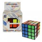 1toy Головоломка "Куб 4х4", 6 см, коробка 6,5х6,5х10 см. Т14219
