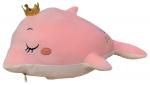 Игрушка с пледом ДЕЛЬФИНЧИК - розовый р-р 130х160