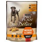 Корм PRO PLAN Duo Delice Medium & Large OPTI BALANCE (комплекс, учитывающий возраст и телосложение) для собак средних и крупных пород, с говядиной, 700 г