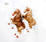 Новогоднее украшение Лошадка / 6648-1 /200/Акция