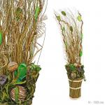 Композиция из сухоцветов 100 см / 34088R-GRN /12/