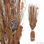 Композиция из сухоцветов 100 см / 38612 /12/