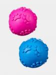Игрушка для собак резиновая Мяч лапка 6 см