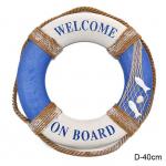 Спасательный круг декоративный Добро пожаловать на борт 40 см / 152С /20/