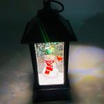 Декоративный LED фонарь со Снеговиком 15 см