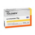 Витамин Д3 Tri Tolonen D-Vitamiini 50 µg, 60 капс