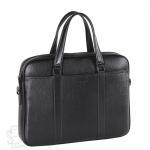 Портфель мужской кожаный 80141-5KH black Heanbag