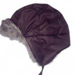 Зимняя детская шапка-ушанка, FURRY 131 Коричневый