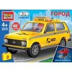 LADA конструктор LADA 4x4 ТАКСИ, 52 дет. (легко собрать) Город мастеров в кор.80шт