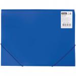 Папка на резинке OfficeSpace А4, 500 мкм, синяя, FE2_324