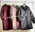 Болоневая удлиненная куртка каппучино A133 Новая цена