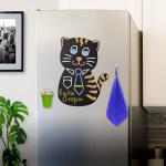 Доска на холодильник магнитно-меловая 30х40см Pussy Cat с набором аксессуаров, BRAUBERG, 237840