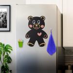 Доска на холодильник магнитно-меловая 30х40см Teddy Bear с набором аксессуаров, BRAUBERG, 237841