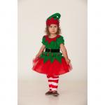 Карнавальный костюм "Эльфочка", платье, головной убор, р.92-52