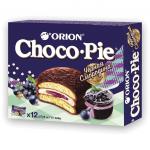 Печенье ORION "Choco Pie Black Currant" темный шоколад с черной смородиной,360г(12штук х30г)ш/к52511