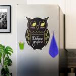 Доска на холодильник магнитно-меловая 30х40см Baby Owl с набором аксессуаров, BRAUBERG, 237842