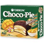 Печенье ORION "Choco Pie Mango" манго 360г (12штук х30г), ш/к 52542
