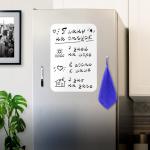 Доска на холодильник магнитно-маркерная 42х30см с маркером, магнитом и салфеткой, BRAUBERG, 237847