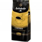 Кофе в зернах AMBASSADOR "Crema", 1 кг, вакуумная упаковка, ш/к 00986