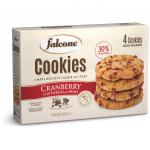 Печенье сахарное FALCONE Cookies с клюквой и кукурузной мукой, 200 г, картонная упаковка, ш/к 05762