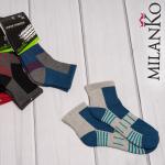Мужские хлопковые носки с махровым следом  MilanKo N-422 (1)